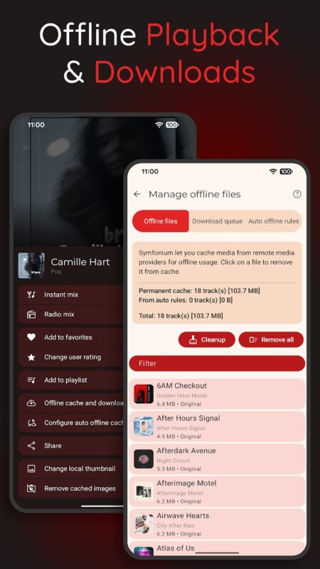 Mobilní aplikace Symfonium: Music player & cast

