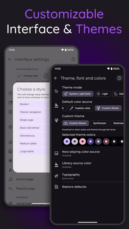 Mobilní aplikace Symfonium: Music player & cast
