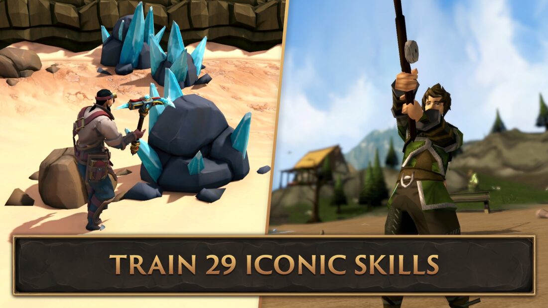 Mobilní hra RuneScape - Fantasy MMORPG
