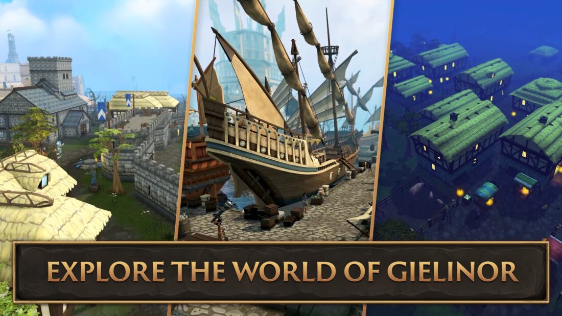 Mobilní hra RuneScape - Fantasy MMORPG
