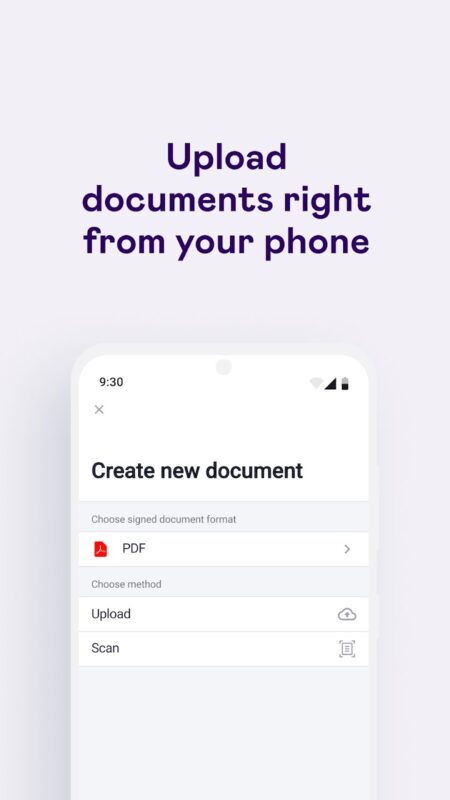 Aplikace na mobil Dokobit