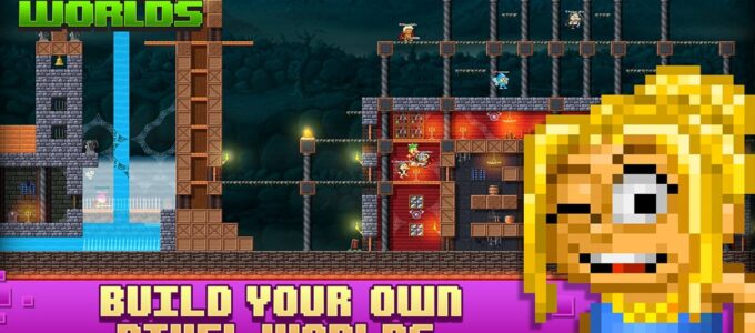 Pixel Worlds mobilní hra