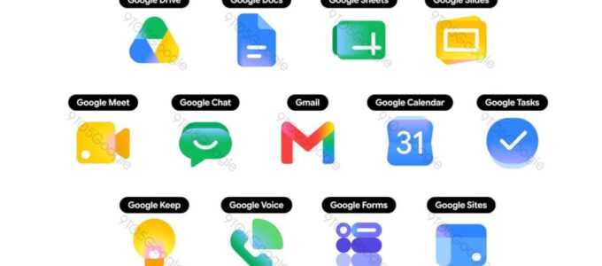 Google změna designu ikonek