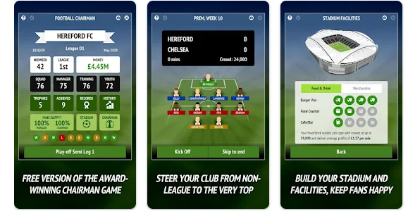 Hra na mobil Football Chairman