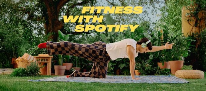 Aplikace Spotify s Fitness hub