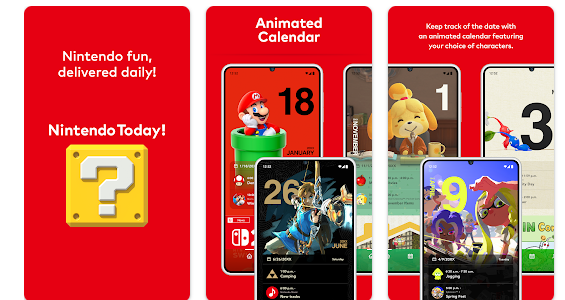 Aplikace Nintendo Today!