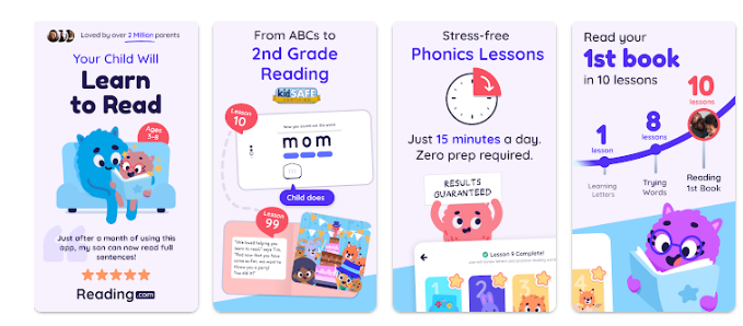 Reading.com mobilní aplikace