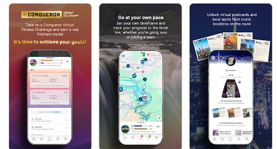Aplikace The Conqueror Challenges na mobil