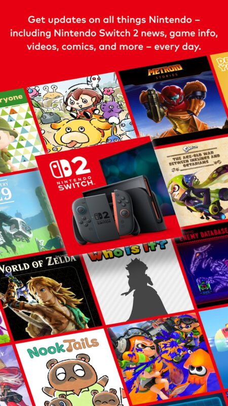 Aplikace Nintendo Today!