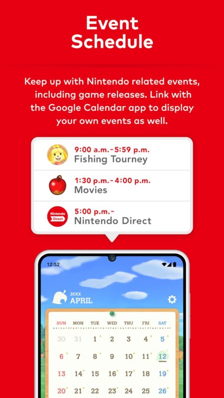 Aplikace Nintendo Today!