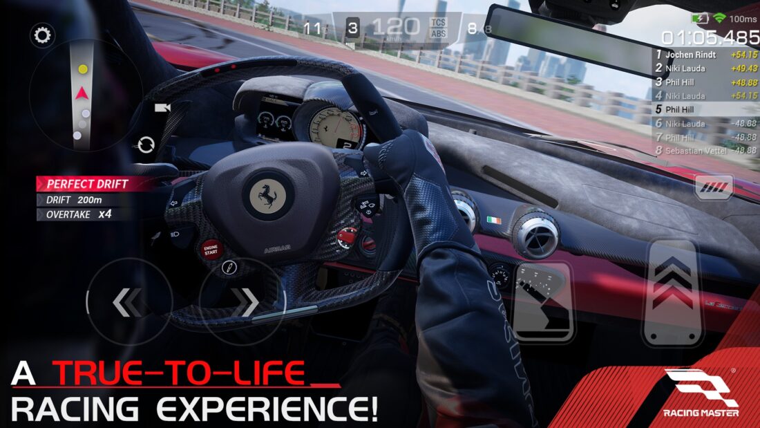 Hra na mobil Racing Master
