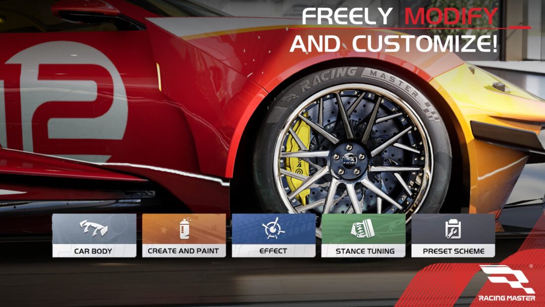 Hra na mobil Racing Master
