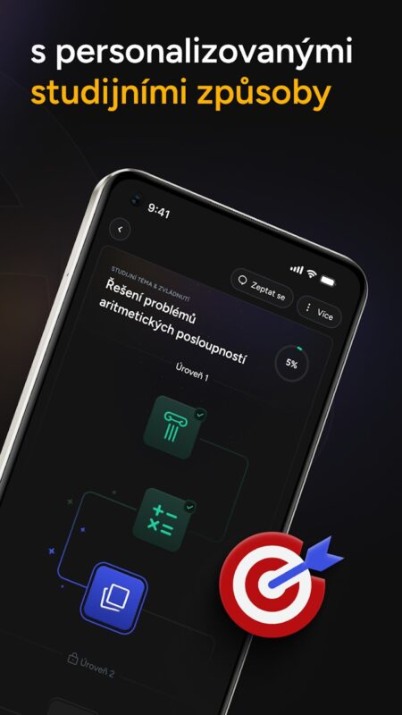 Aplikace Astra AI: Příprava na zkoušky