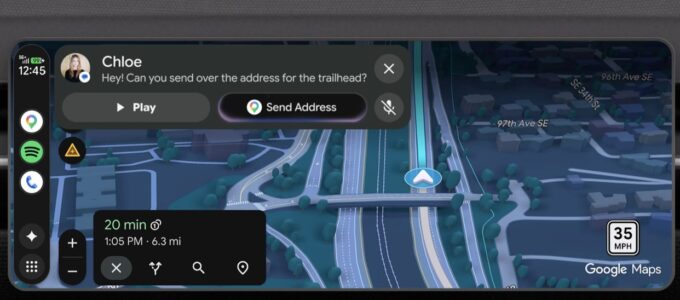Google Android Auto vylepšení