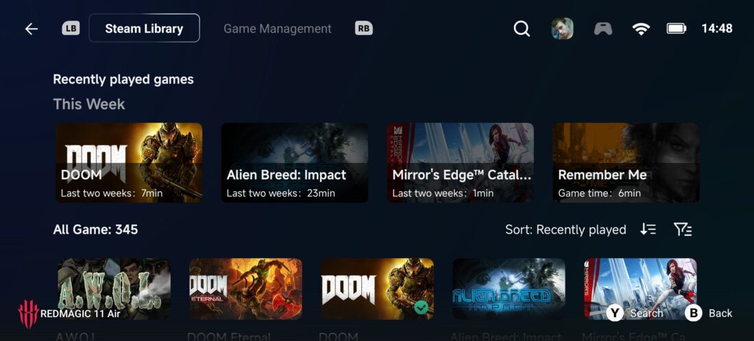 GameHub na androidu