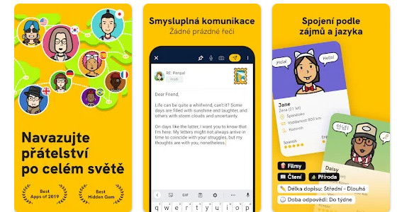 Aplikace Slowly: Najdi přátele ve světě
