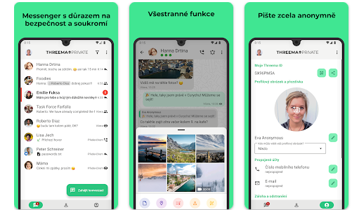 Aplikace Threema. Bezpečný komunikátor