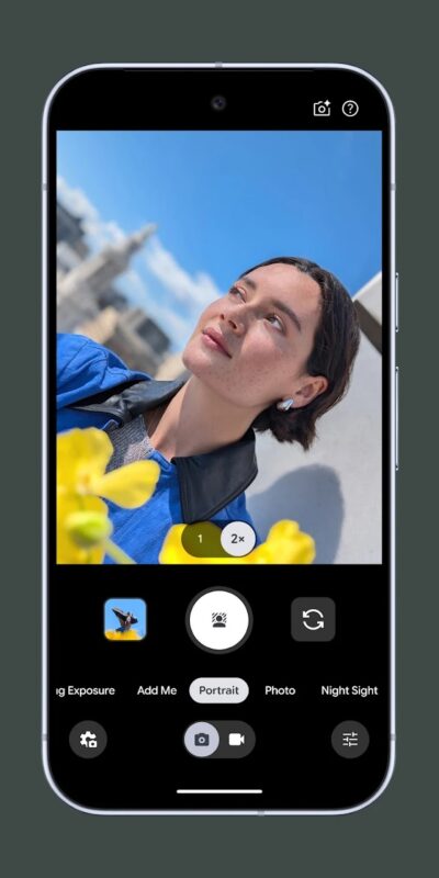 Aplikace Fotoaparát Pixel
