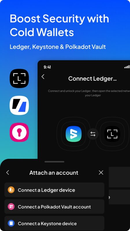 Aplikace Subwallet