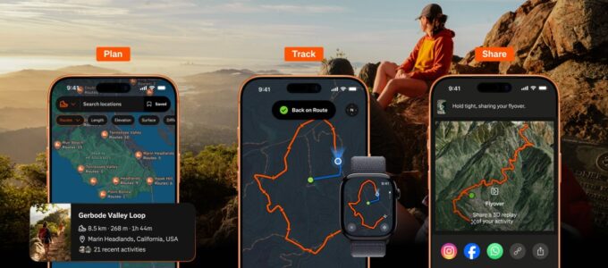 Strava aplikace