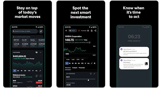 Yahoo Finance aplikace